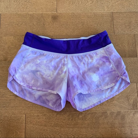 *SOLD* LULULEMON Run speed shorts purple size 4 - Picture 3 of 12